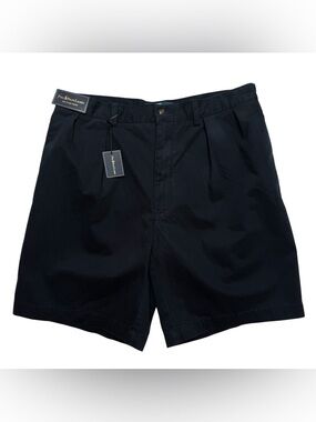 Polo Ralph Lauren Tyler Shorts Men’s 36 Blue Pleated 9" Inseam Chino Preppy NWT